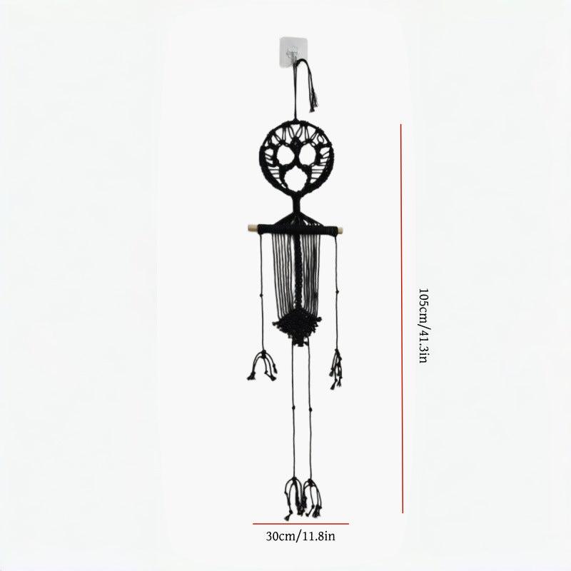 Noctis™ - Hand-Knotted Skeleton Wall Art Set