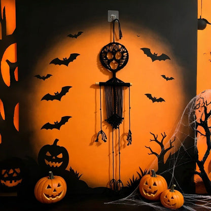 Noctis™ - Hand-Knotted Skeleton Wall Art Set