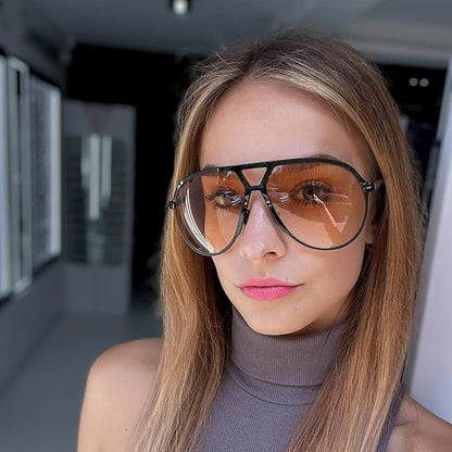 Amare™ - Timeless Square Aviator For All-Day Comfort