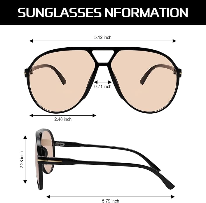 Amare™ - Timeless Square Aviator For All-Day Comfort