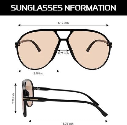 Amare™ - Timeless Square Aviator For All-Day Comfort