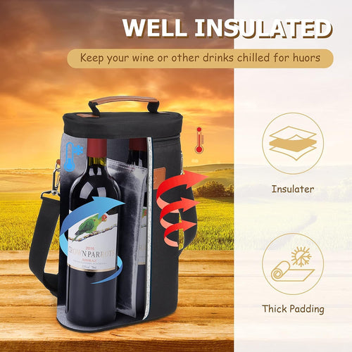 Vintor™ - Keeps Two Bottles Secure and Cool