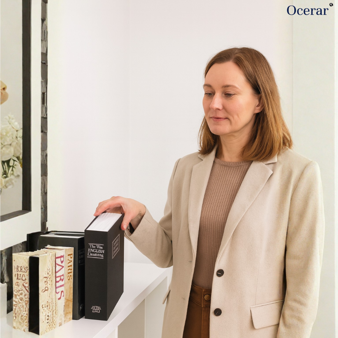 Litera™ - Discreet Shelf Safe for Valuables