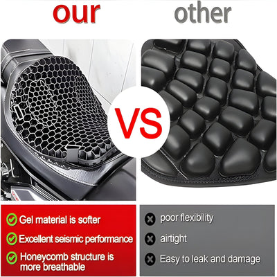 Solace™ - Breathable Gel Cushion For Long Motorcycle Rides