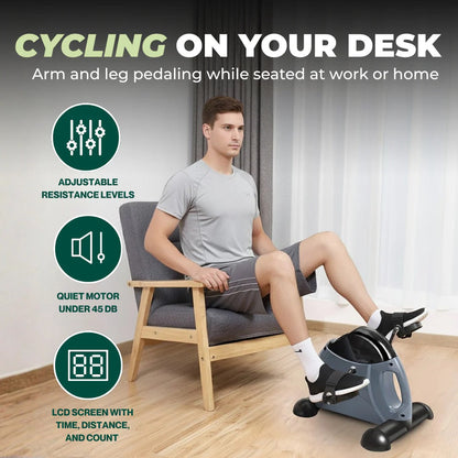 Pedlix™ - Quiet, Under-Desk Cardio For Busy Days