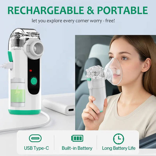 Aerlis™ - Quiet USB Rechargeable Mist for Easy Breathing