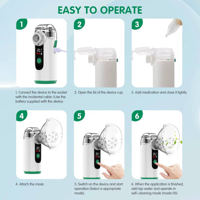Aerlis™ - Quiet USB Rechargeable Mist for Easy Breathing