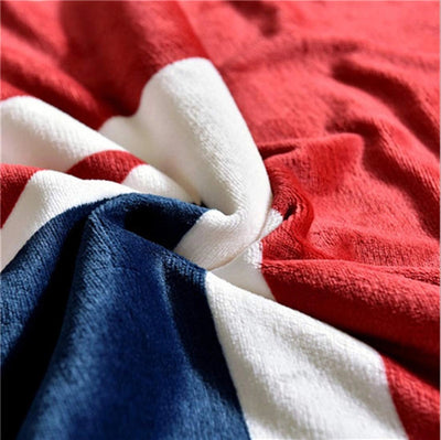 Harbor™ - Soft Stars-and-Stripes Throw for Couch and Camp
