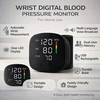 Cardely™ - One-Touch Wrist Readings for Home Use