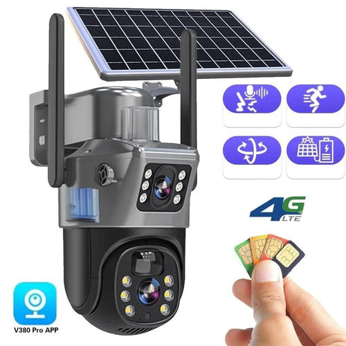 Solivue™ - Solar-Powered 4K Panoramic Outdoor Monitoring