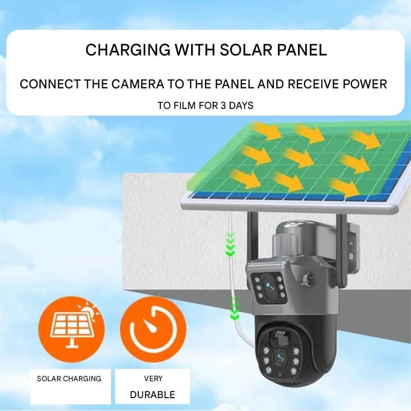 Solivue™ - Solar-Powered 4K Panoramic Outdoor Monitoring