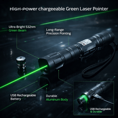 Lumen™ - Compact Rechargeable Pointer for Presentations