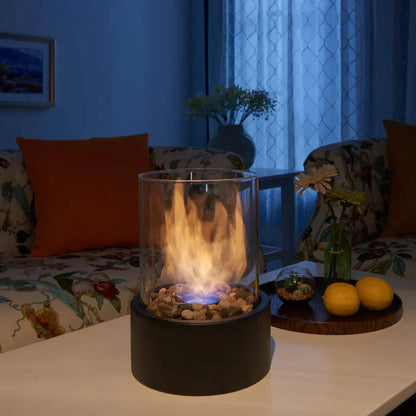 Aureli™ - Portable Glass Tabletop Flame for Intimate Rooms