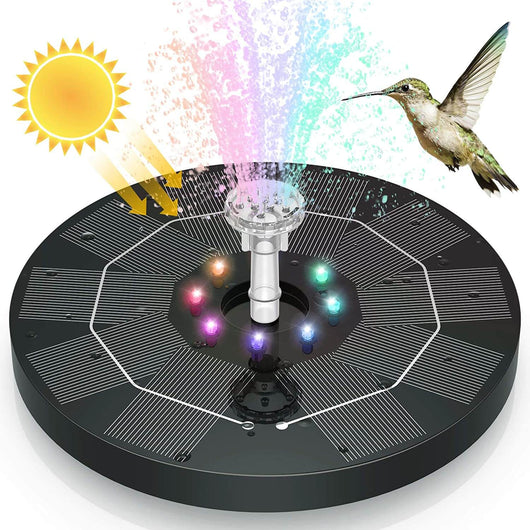 Aureli™ - Gentle Solar Fountain for Birdbaths and Small Ponds