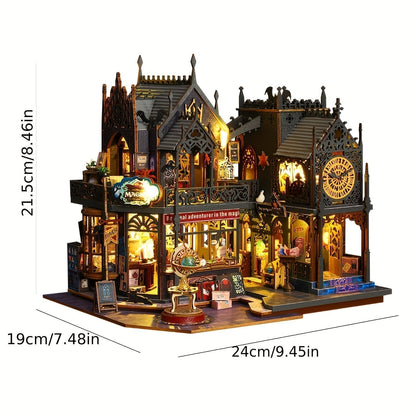Librio™ - Detailed Puzzle House with Warm Glow