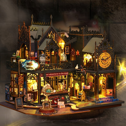 Librio™ - Detailed Puzzle House with Warm Glow