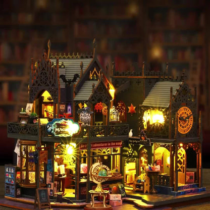 Librio™ - Detailed Puzzle House with Warm Glow