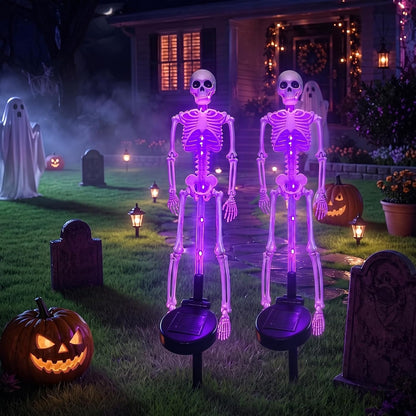 Noctis™ - Dual Solar Skeleton Stakes for Garden Glow