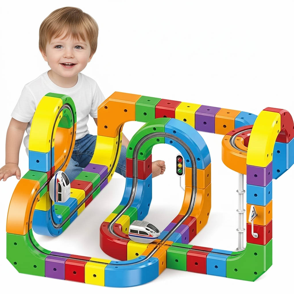 Traxio™ - Modular Magnetic Train Play for Curious Kids