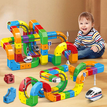 Traxio™ - Modular Magnetic Train Play for Curious Kids