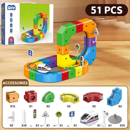 Traxio™ - Modular Magnetic Train Play for Curious Kids