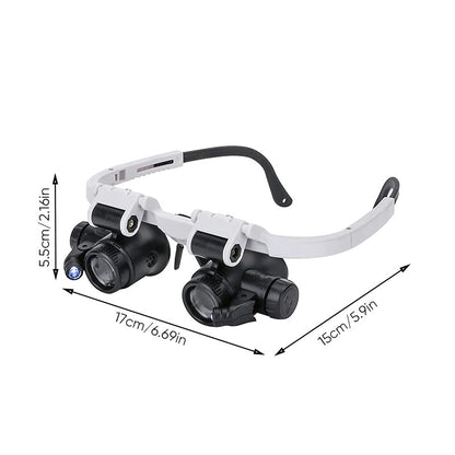 Optiva™ - Hands‑Free Close-Up Viewing With Built-In LEDs