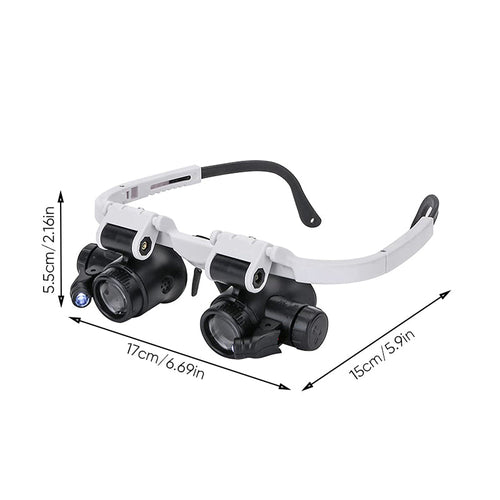 Optiva™ - Hands‑Free Close-Up Viewing With Built-In LEDs