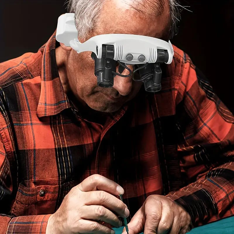 Optiva™ - Hands‑Free Close-Up Viewing With Built-In LEDs