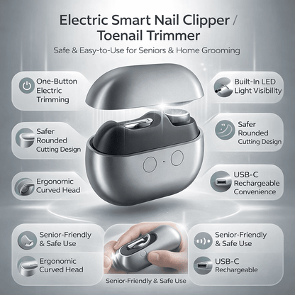 Clipo™ - Effortless One-Button Trims for Fingers and Toes