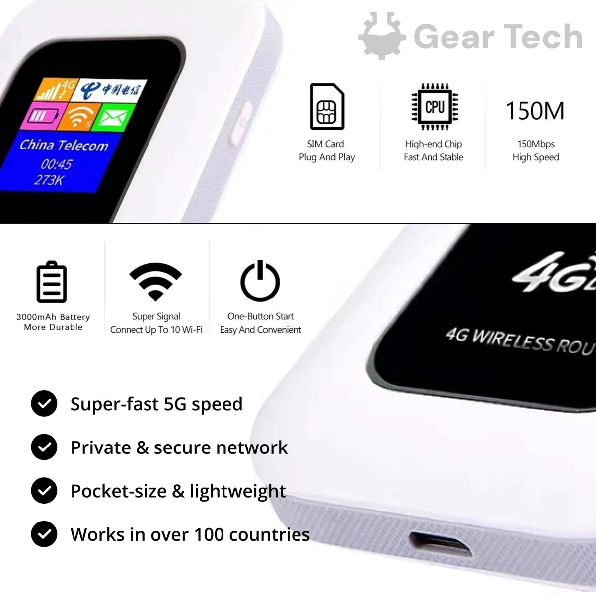 Nomade™ - Pocket Wi-Fi For Travel And Backup