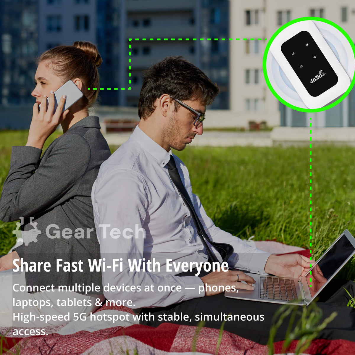Nomade™ - Pocket Wi-Fi For Travel And Backup