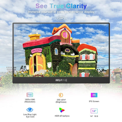 Lumenix™ - Slim 14-Inch Full HD Second Screen