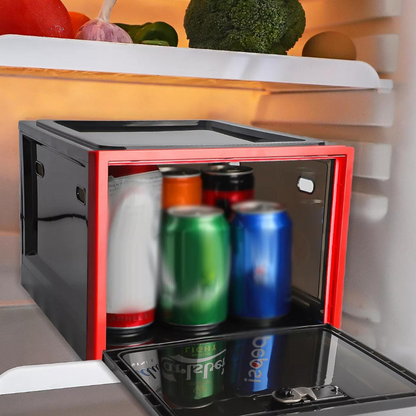 Safara™ - Secure, See-Through Storage for Shared Fridges
