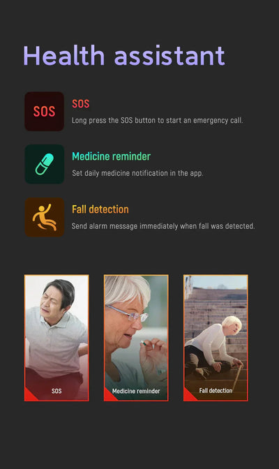 Safora™ - Discreet Fall Detection and SOS Connection