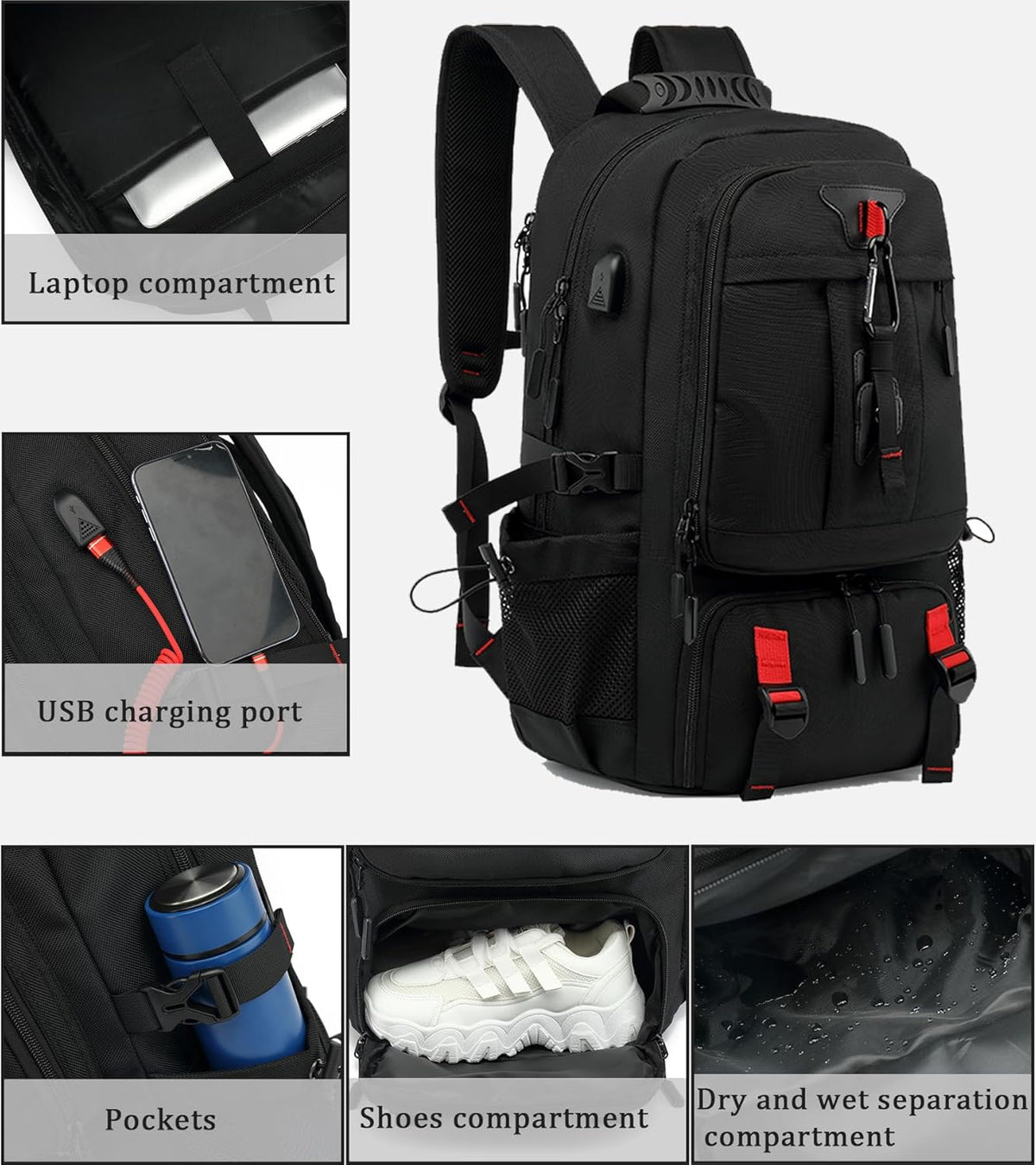 Trailix™ - Expandable 60L Travel Carry For Organized Trips