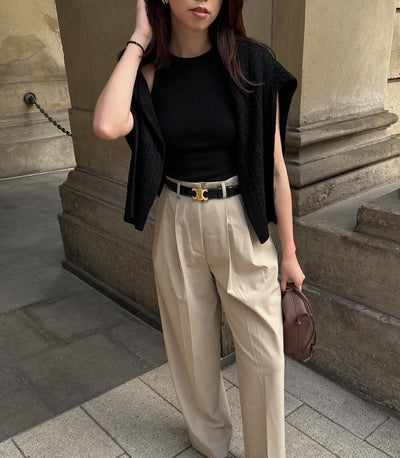 Marcen™ - Slim Vintage Vegan Belt for Everyday Wear