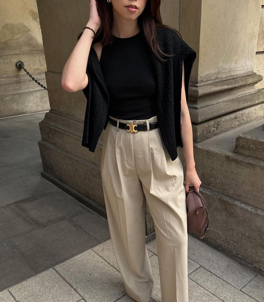 Marcen™ - Slim Vintage Vegan Belt for Everyday Wear