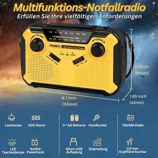 Haven™ - Compact Emergency Radio with Charger