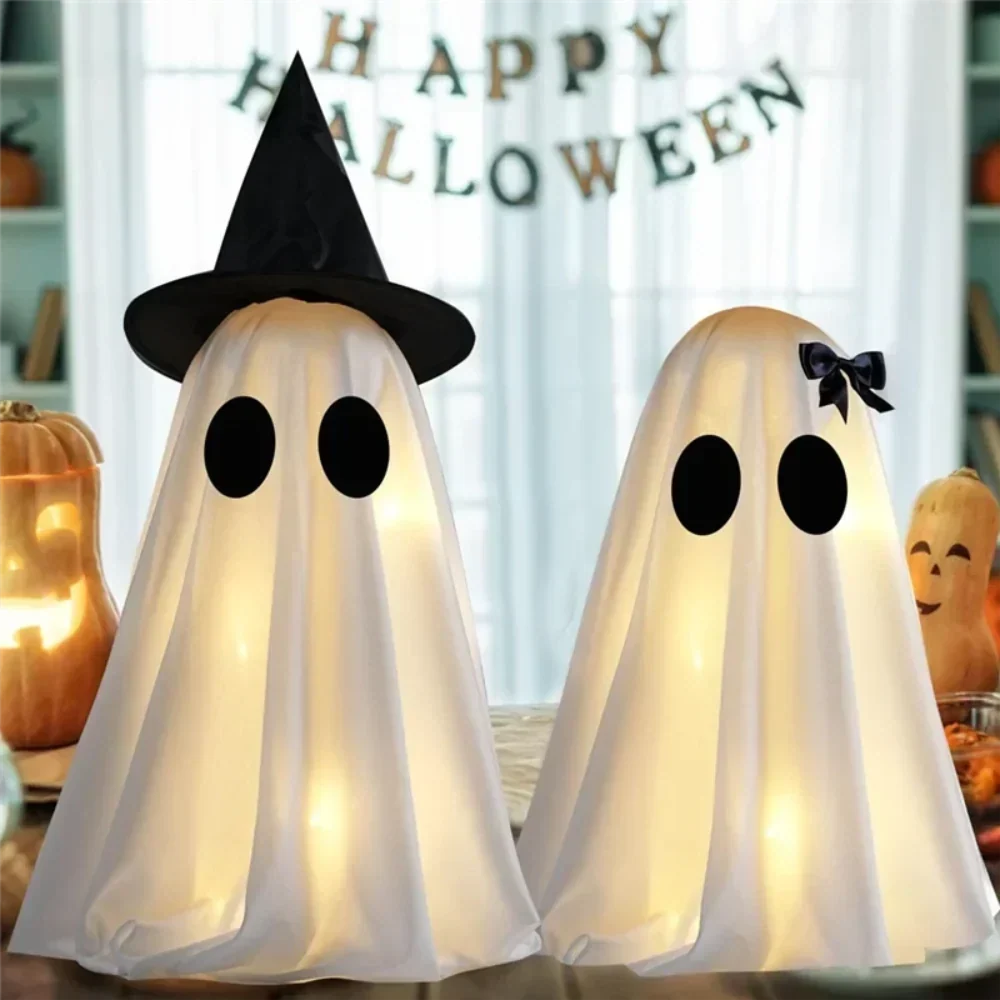Noctis™ - Two Freestanding Shelf Ghost Figurines