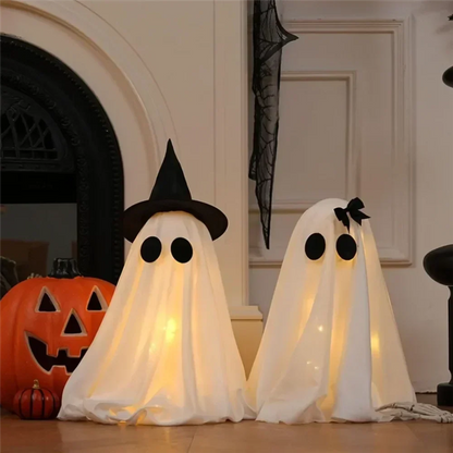 Noctis™ - Two Freestanding Shelf Ghost Figurines