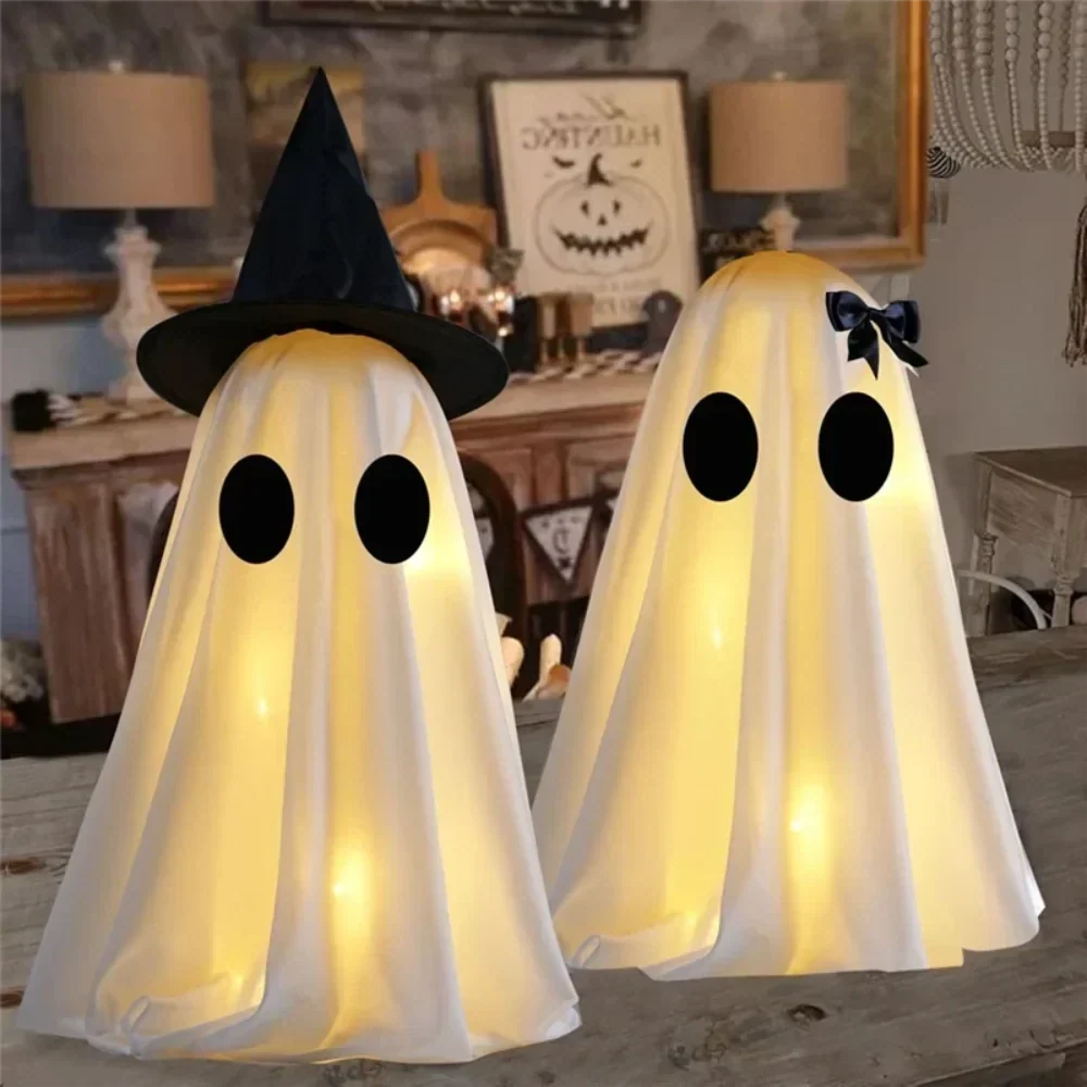 Noctis™ - Two Freestanding Shelf Ghost Figurines