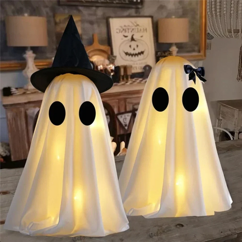 Noctis™ - Two Freestanding Shelf Ghost Figurines